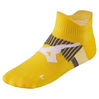 Calcetines Mizuno Drylite Race Mid Hombre - Amarillos - Chile M689GFMBUC